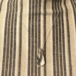 Swarovski crystal pendant on SS chain